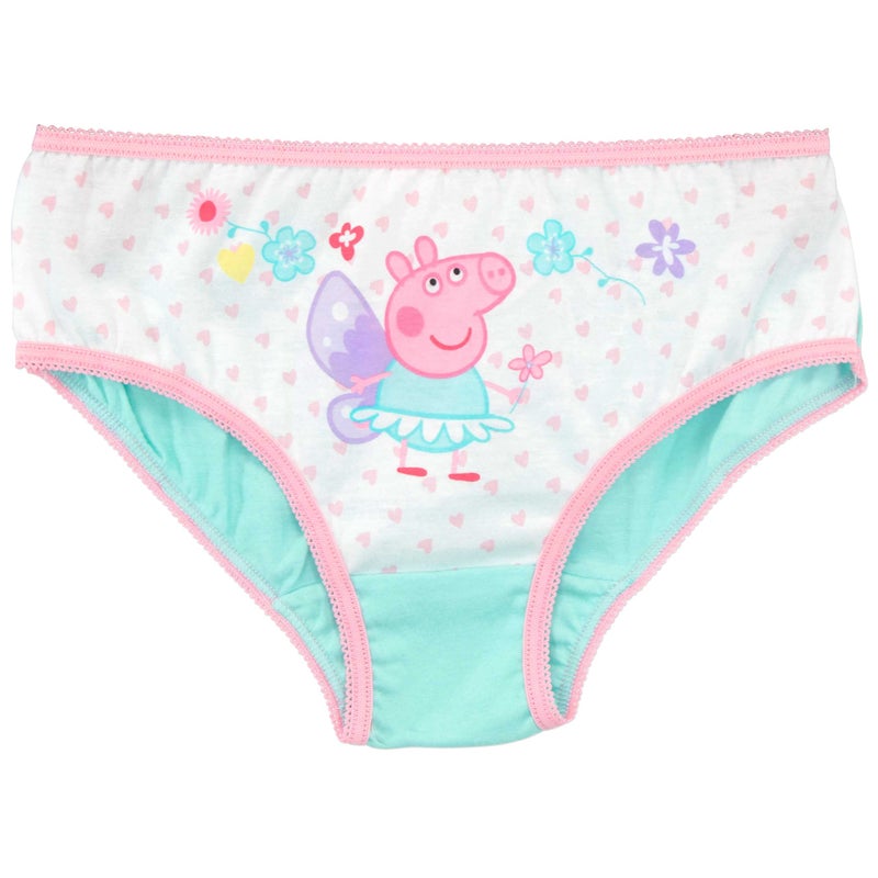 Peppa Pig Girls Underwear Pack of 5 Multicolor Size 4 - Image 4